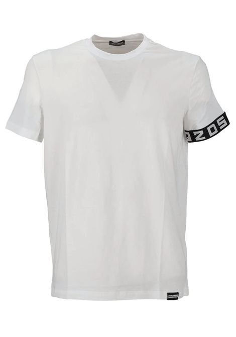 T-shirt Dsquared2 Underwear D9M3S5930 100 bianca DSQUARED2 UNDERWEAR | T-shirt | D9M3S5930100